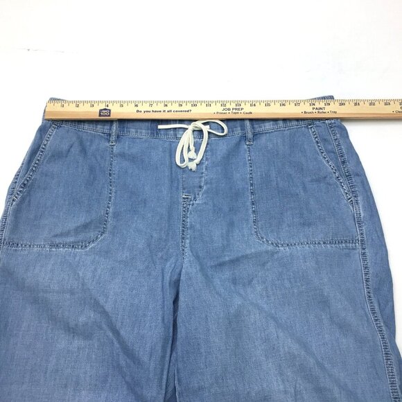 NEW Torrid Wide Leg Jeans Pull On Light Wash Elastic Waist size 2X length 27" - Picture 5 of 9